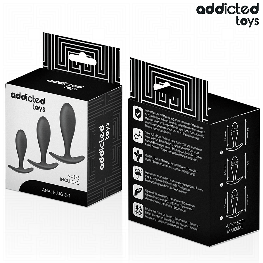 Kit Plug Anali in silicone I Tre Moschettieri
