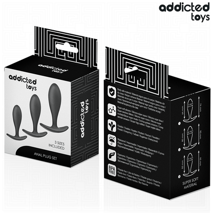 Kit Plug Anali in silicone Addicted Toys