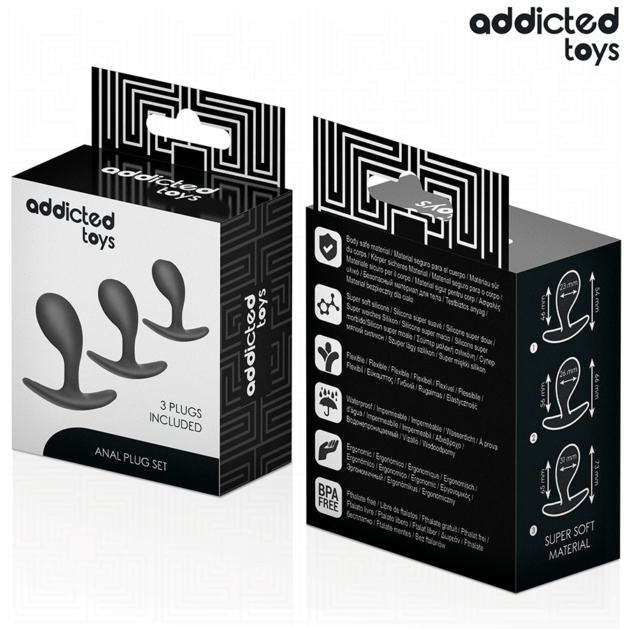 Kit Plug Anali in silicone Addicted Toys
