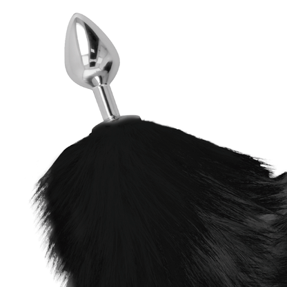 Plug Anale con Coda Black Furry