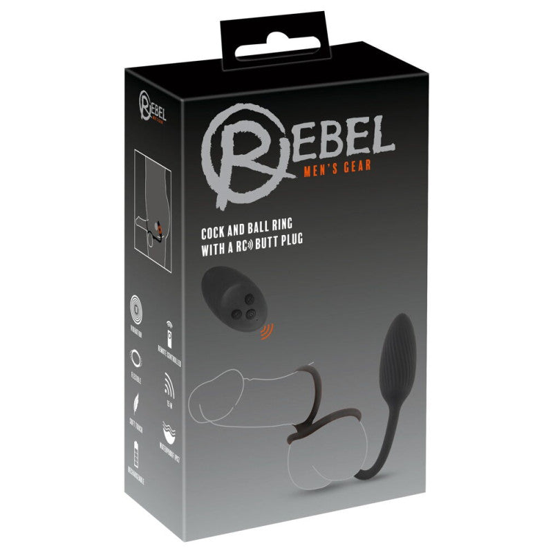 Plug Anale Vibrante Rc Rebel