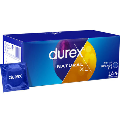 Profilattici Durex Natural XL 144 pezzi