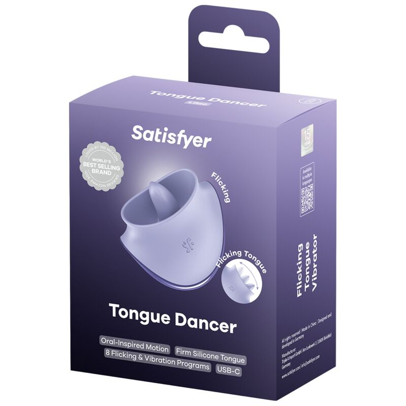 Stimolatore Clitoride Satisfyer Tongue Dancer