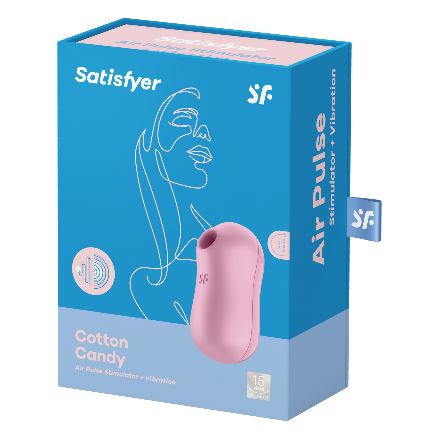 Suceur de clitoris Satisfyer en barbe à papa 