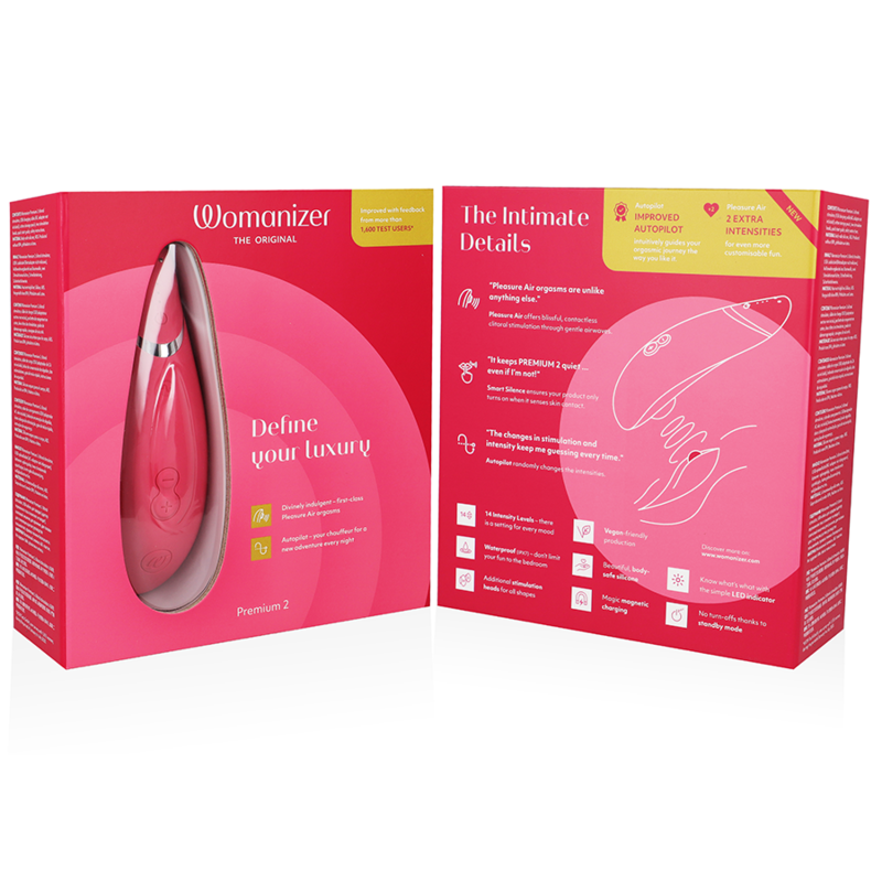 Succhia Clitoride Womanizer Premium 2 rosso