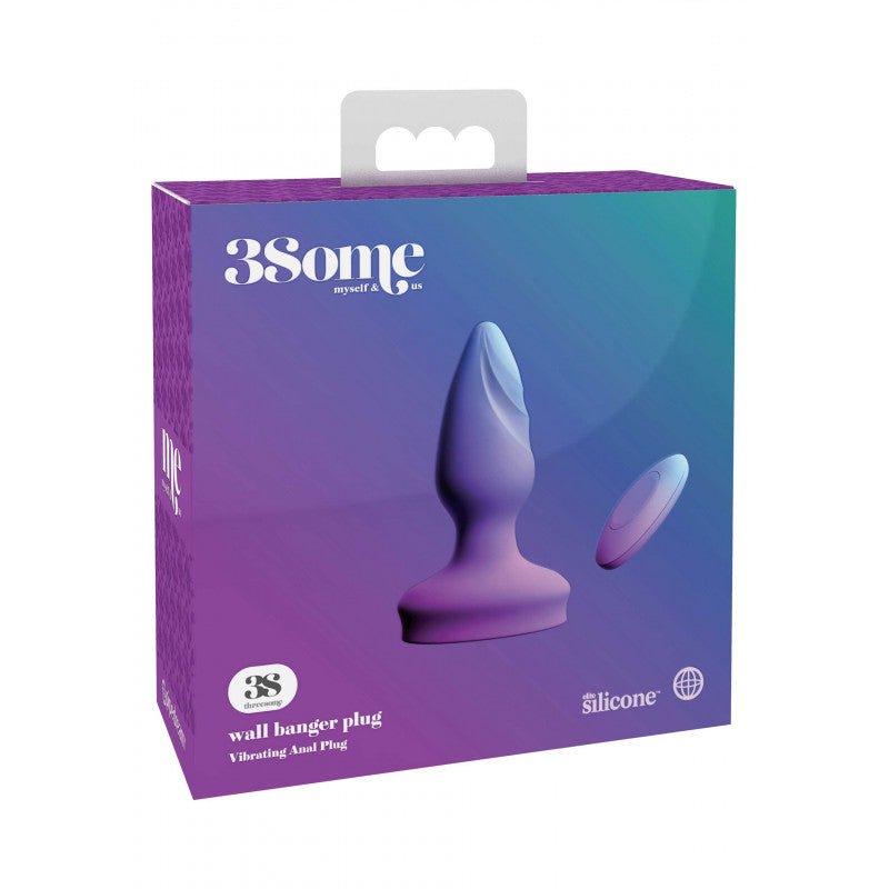 Plug Anale Vibrante in Silicone Wall Banger