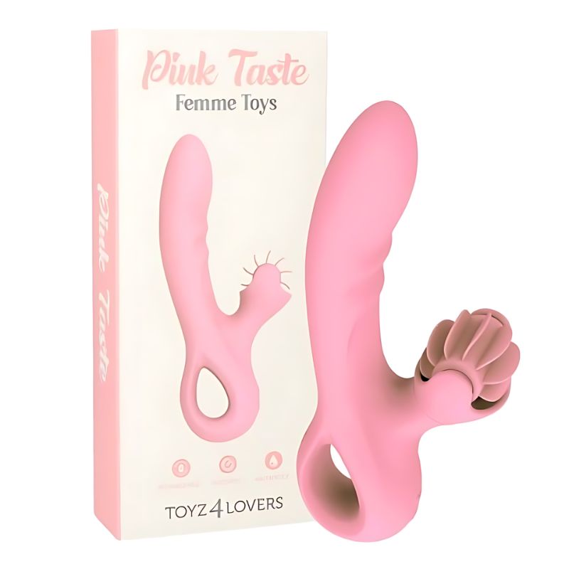 Vibromasseur Rabbit Goût Rose 