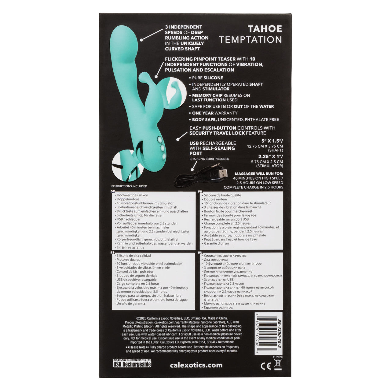 Vibrador Conejo Tahoe