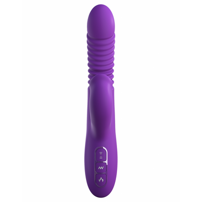 Vibrador de clítoris de empuje de conejo