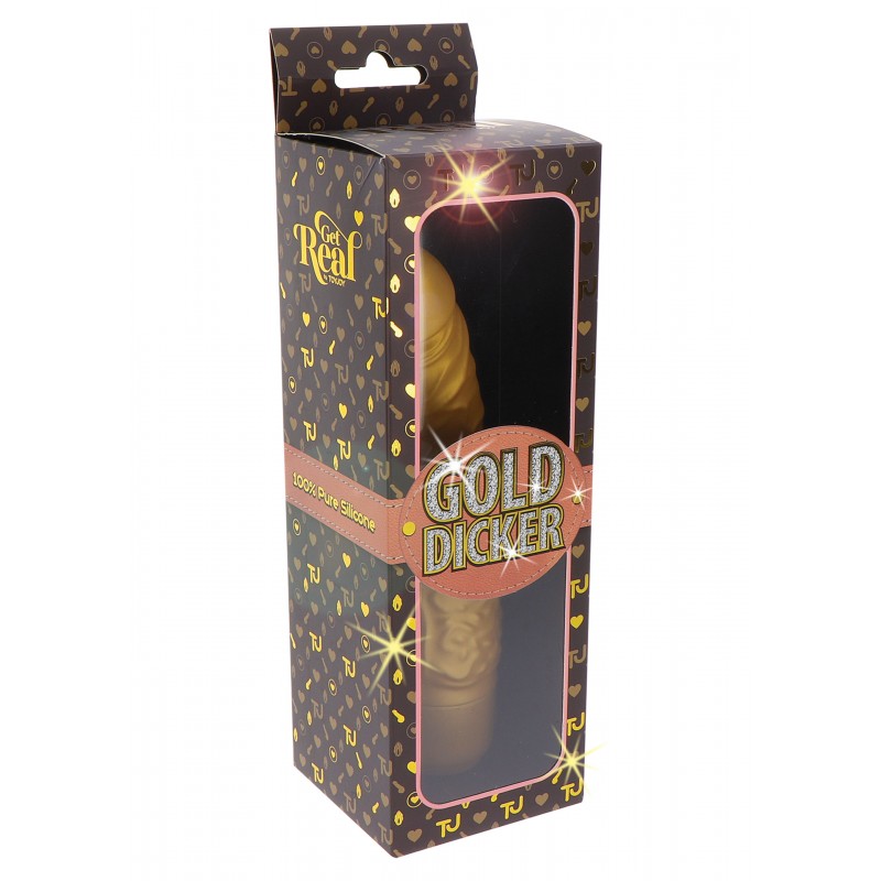 Vibratore Realistico Gold Dicker