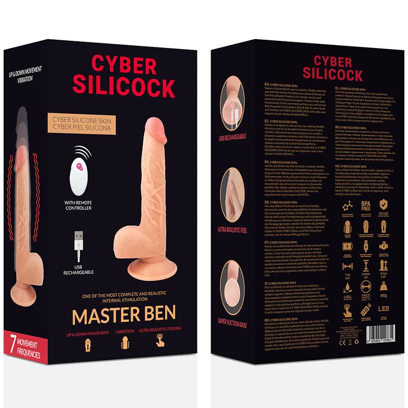 Vibrador Realista Master Ben