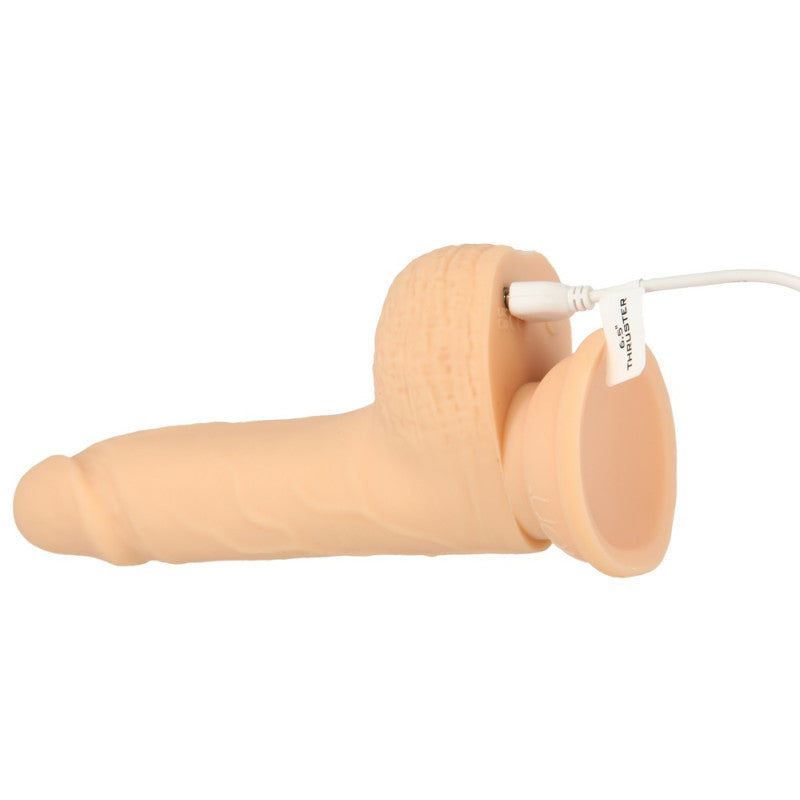 Vibrador de empuje realista