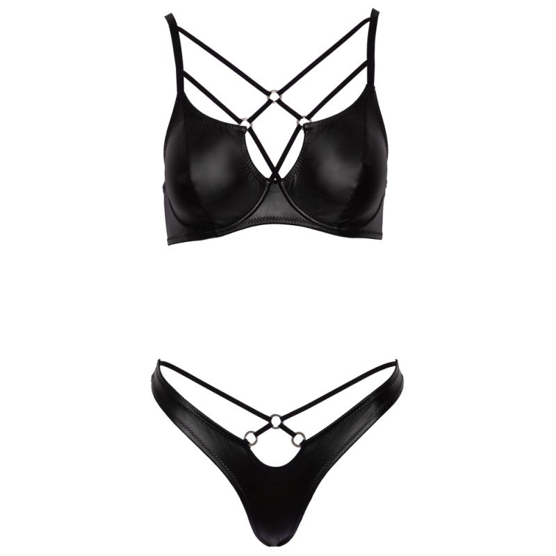 Ensemble de sous-vêtements érotiques noirs