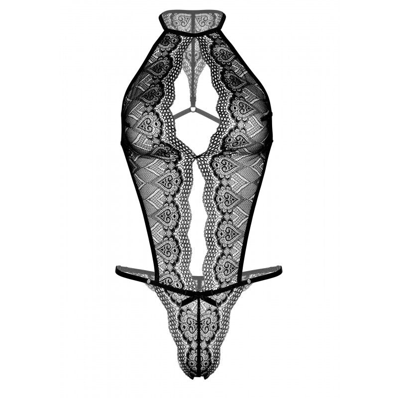 Body teddy de encaje floral