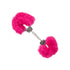 manette bdsm fucsia fluffy furry