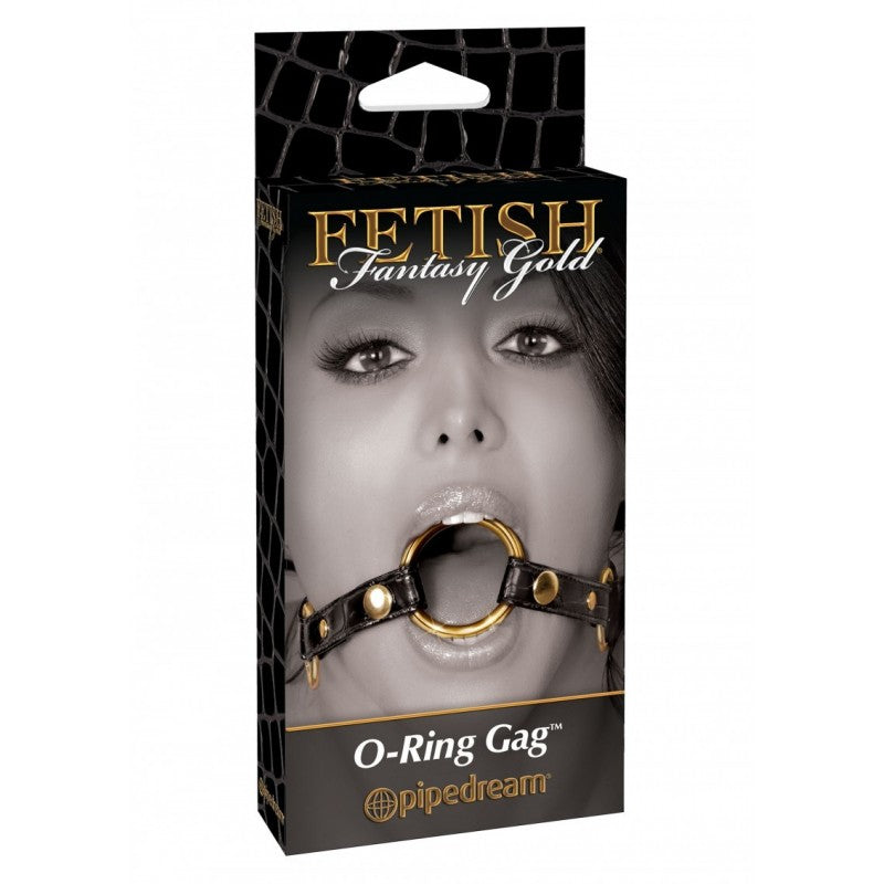 Fetish O-Ring Gag Gold