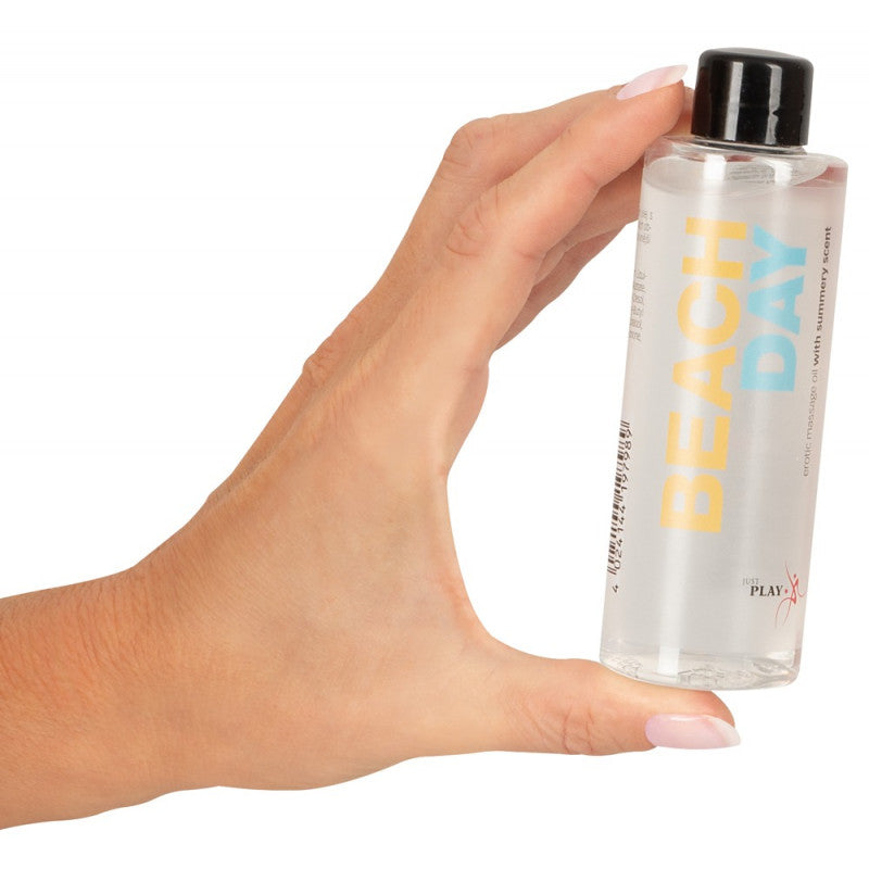 Aceite de masaje para el día de la playa