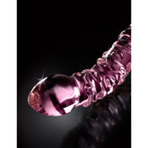 Dildo in Vetro Pink Kobra - Fallo Creativo
