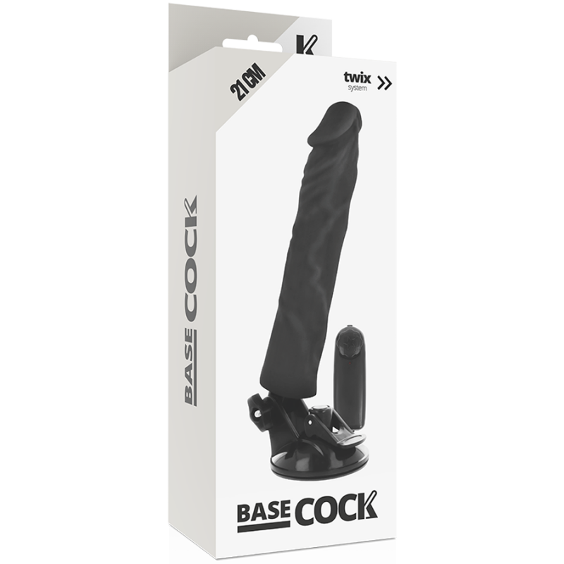 Vibratore Realistico Base Cock Black